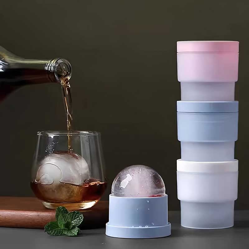 Ice Mold Sphere - 3Pcs Ice Ball Maker, Round Ice
