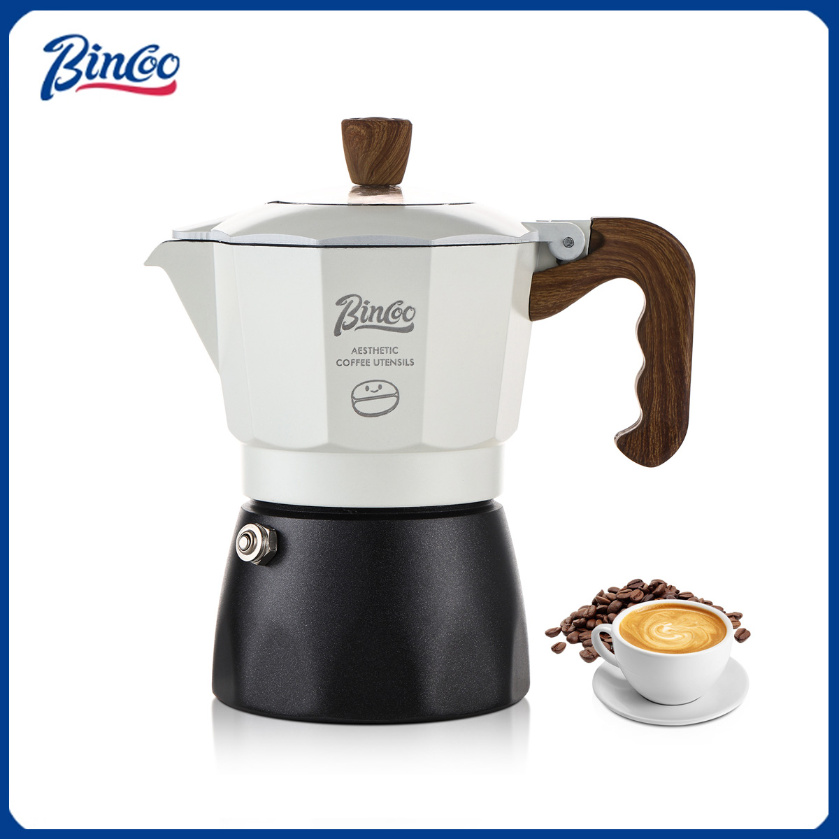 Home Barista - Bincoo Dual Valve Moka Pot Espresso