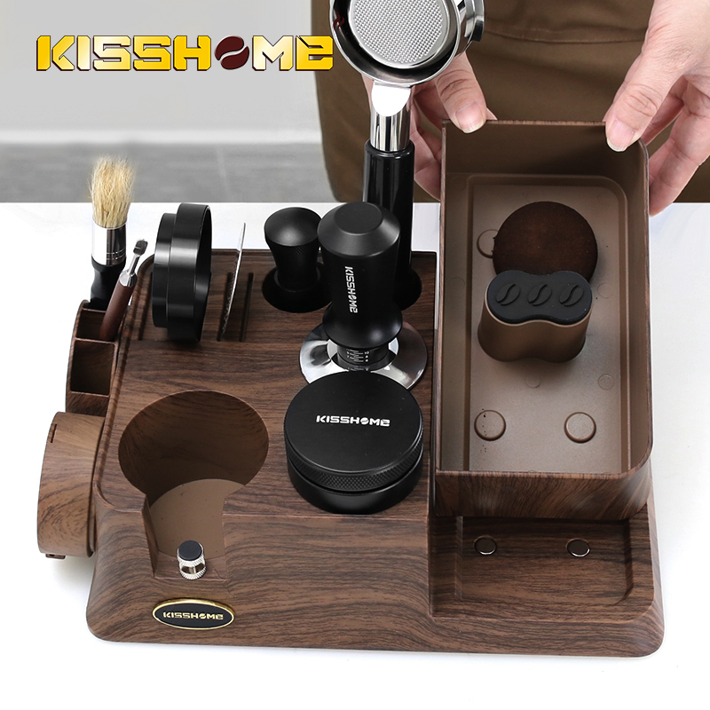 Home Barista - KISSHOME Espresso Tamper Station Knock Box