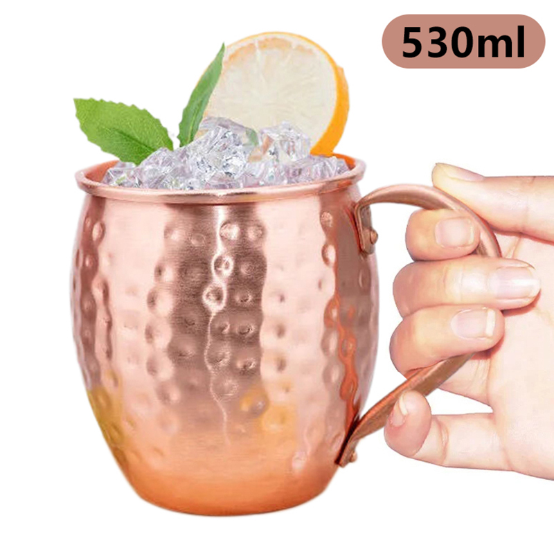 Mule Copper Mug - 【F】530ml 100% Copper Moscow Mule Mug