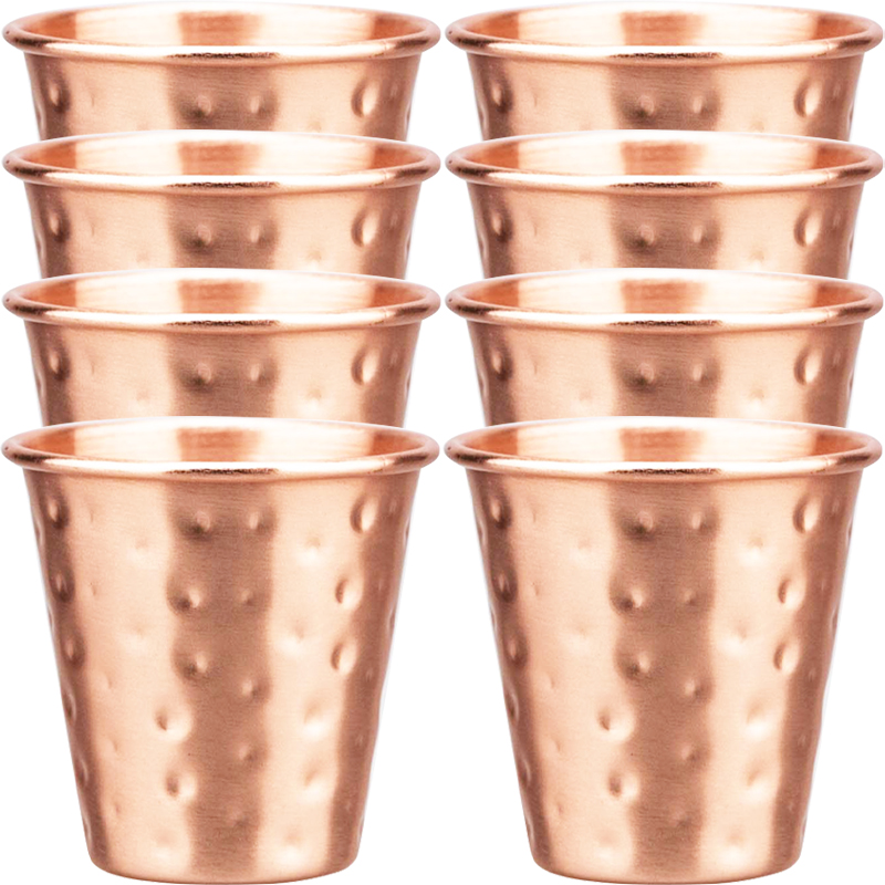 Mule Copper Mug - 6cs 8Pcs New 100% Copper Cups