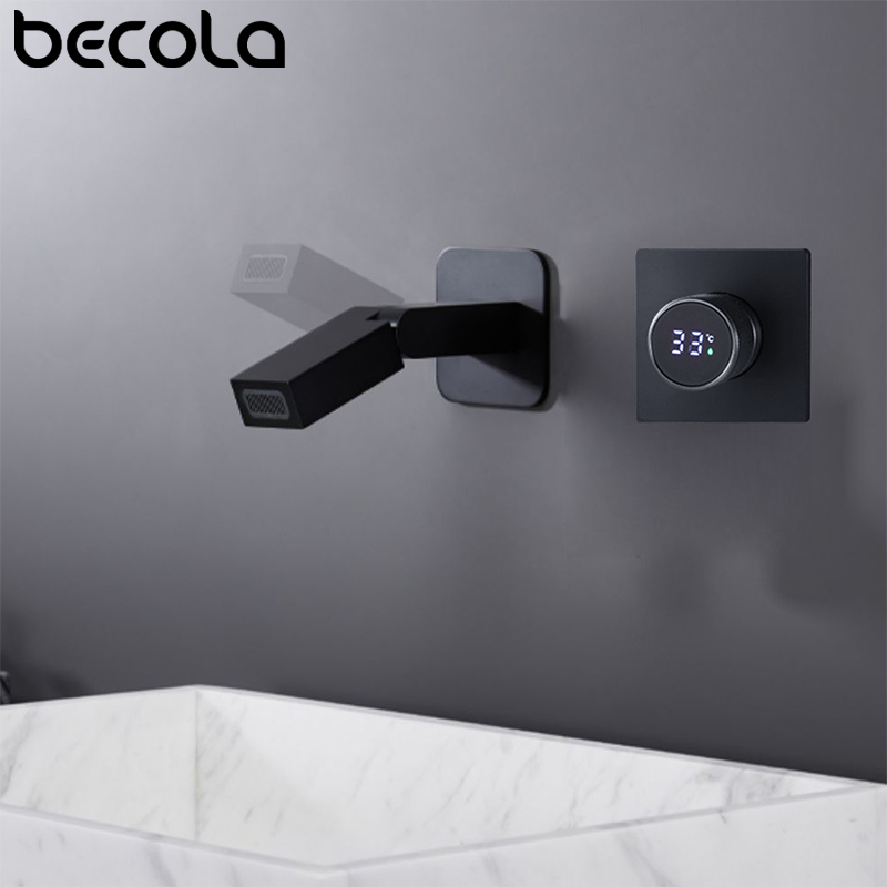 Home Bar Sink - Becola Wall Mounted Digital Display Temperature