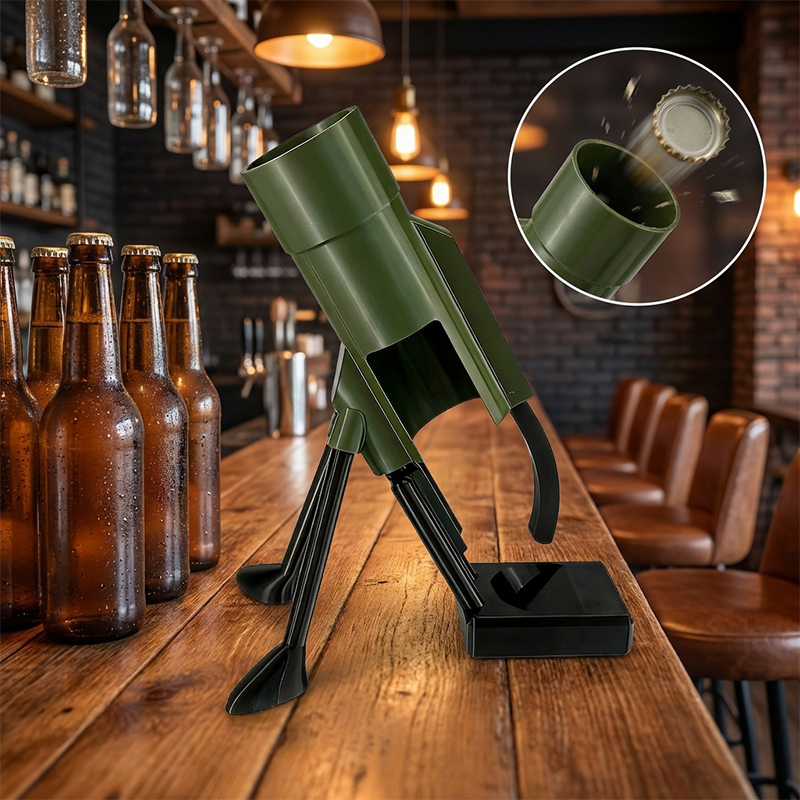 Home Bar Set - Mortar Beer Bottle Opener Free Push