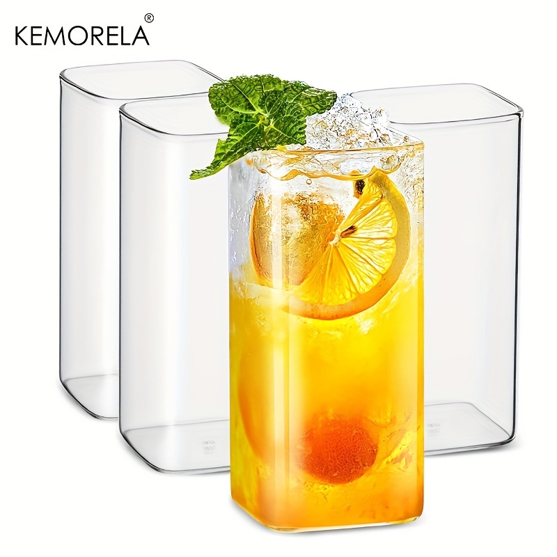 Highball Glass Set - 4PCS Drinking Glasses Cups 443/560ML Thin
