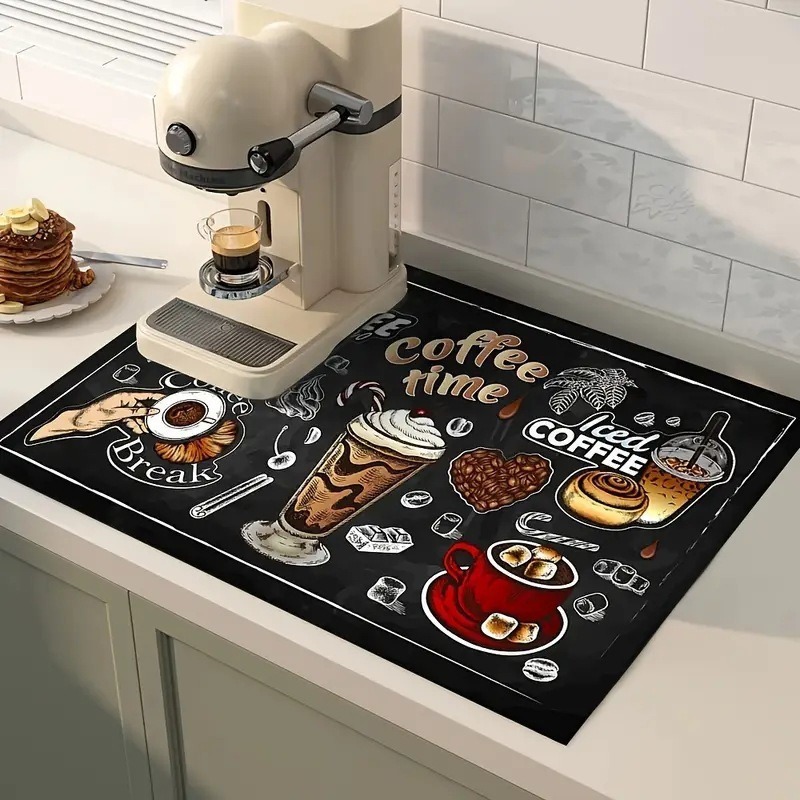 Coffee Mat Absorbent Mat Kitch - огляд і ціна Bar Mat Rubber