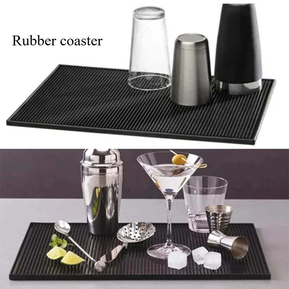 Rubber Bar Mat Coasters Coffee - огляд і ціна Bar Mat Rubber
