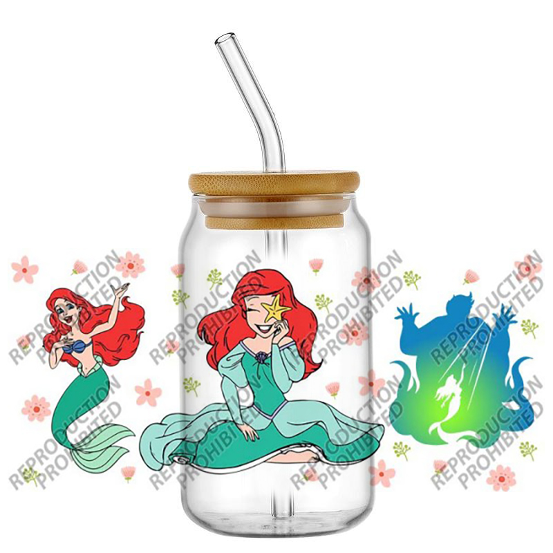 Popular Retro Cartoon Mermaid  - огляд і ціна Old Fashioned Glass
