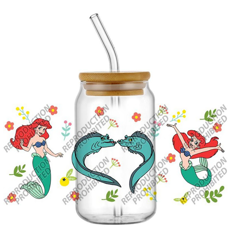 Popular Retro Cartoon Mermaid  - огляд і ціна Old Fashioned Glass
