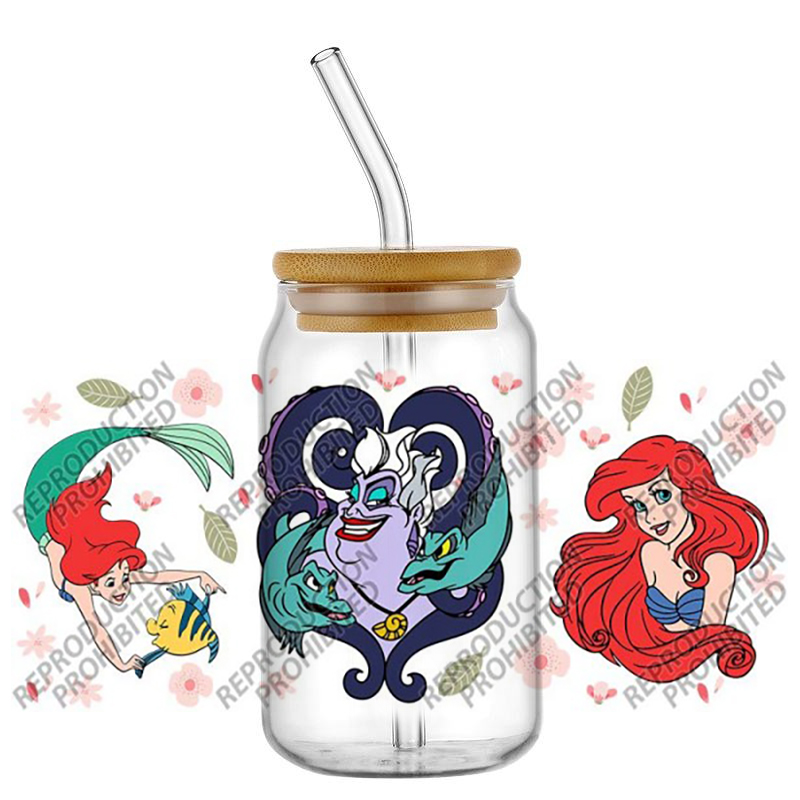 Popular Retro Cartoon Mermaid  - огляд і ціна Old Fashioned Glass