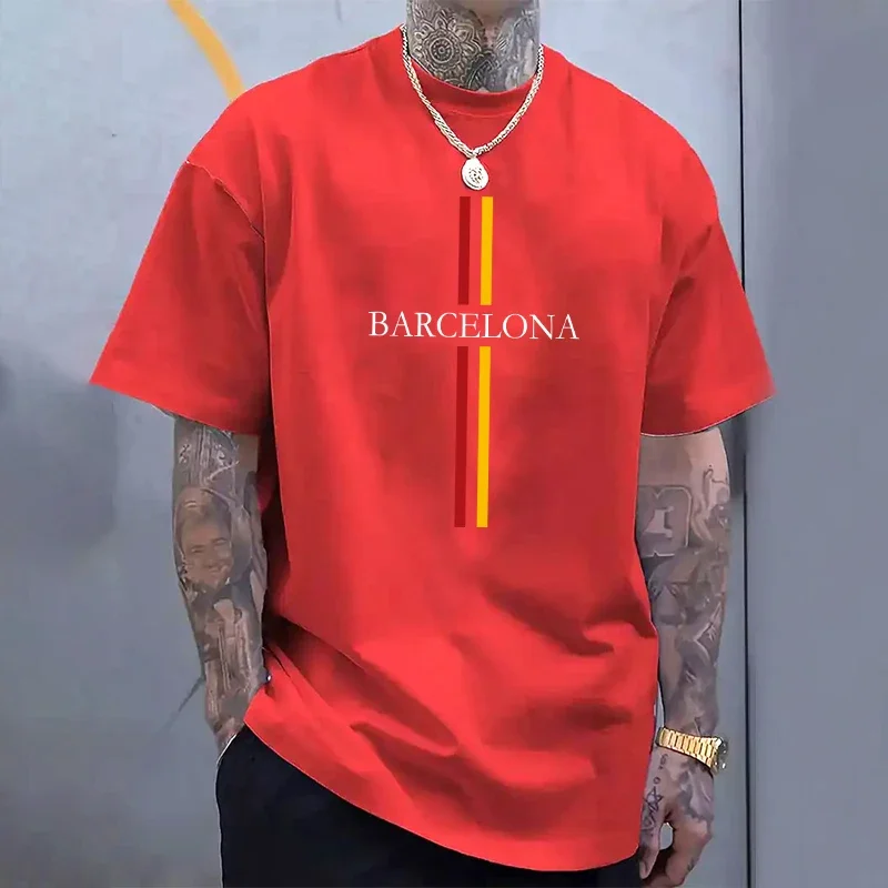 Barcelona Men's Cotton T-shirt - огляд і ціна Home Barcelona