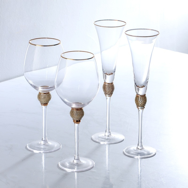 Luxury Diamond Gold Rim Highba - огляд і ціна Highball Glass Set