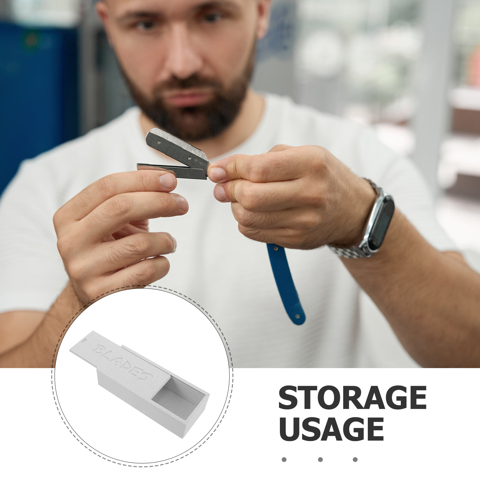 White Double Compartment Clipp - огляд і ціна Home Barber