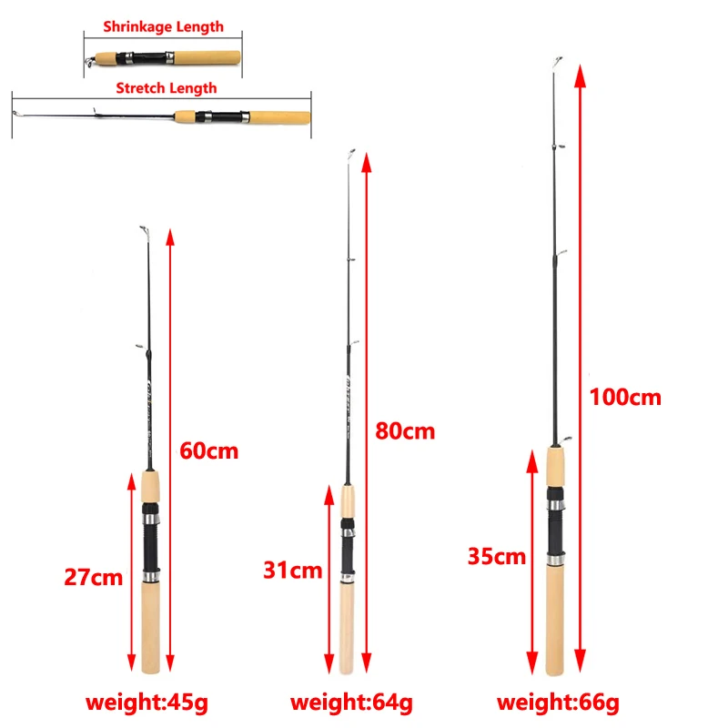 Mini Telescopic Ice Fishing Ro - огляд і ціна Ice Pick Pick