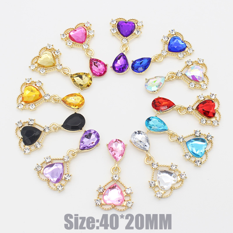 10Pc 20*40mm NEW Heart Crystal - огляд і ціна Cocktail Recipe Book