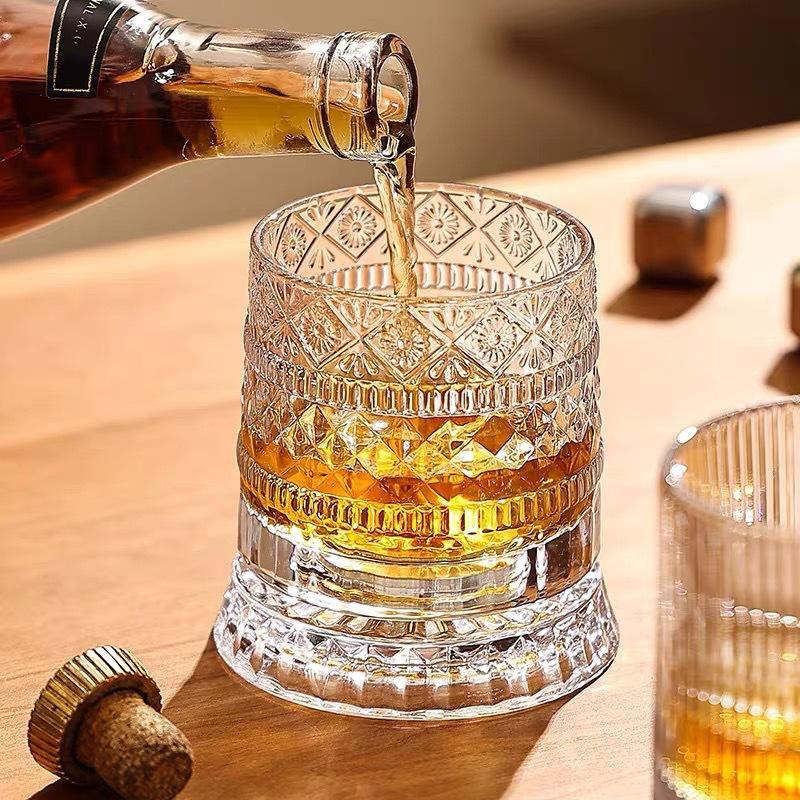 360° Rotating Whiskey Glass wi - огляд і ціна Old Fashioned Glass
