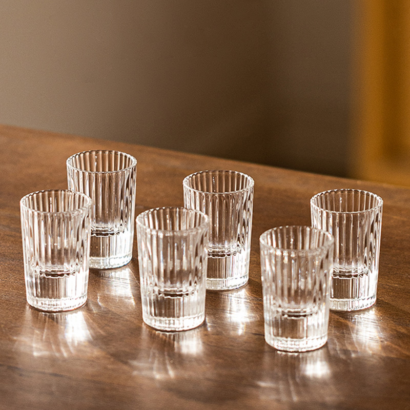6pcs Set 20ml Striped Foreign  - огляд і ціна Old Fashioned Glass