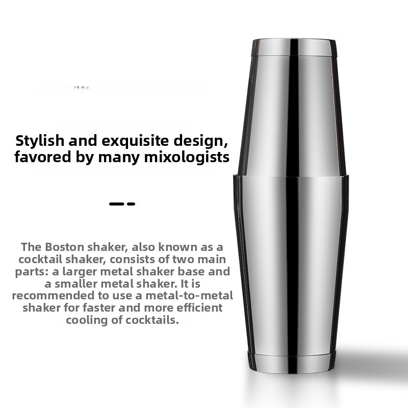Stainless Steel Bar Tool Set C - огляд і ціна Boston Shaker Set