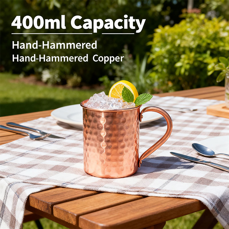 New 100% Copper Cups Pure Soli - огляд і ціна Mule Copper Mug