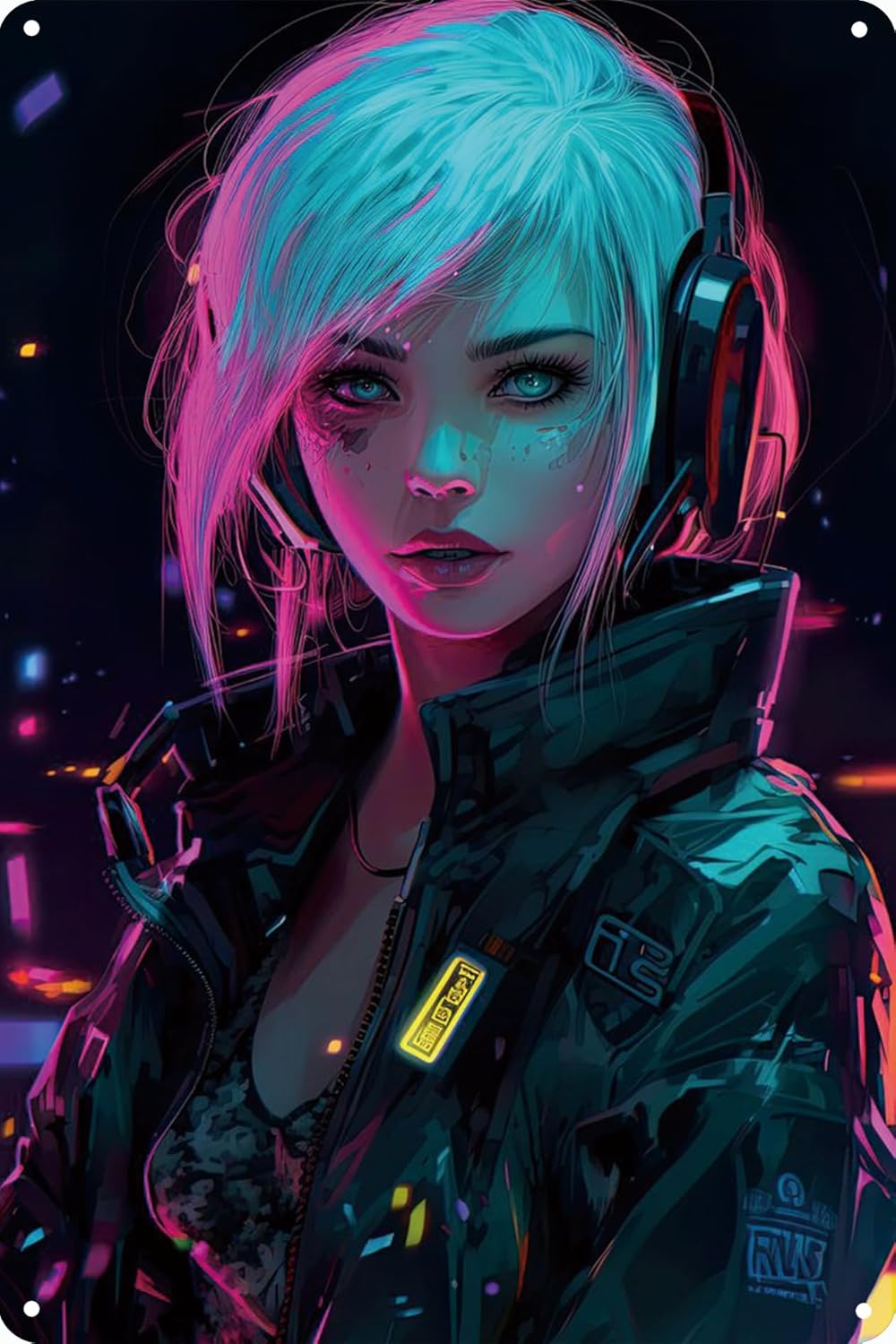 Anime Girl Neon Metal aluminum - огляд і ціна Home Bar And Restaurant