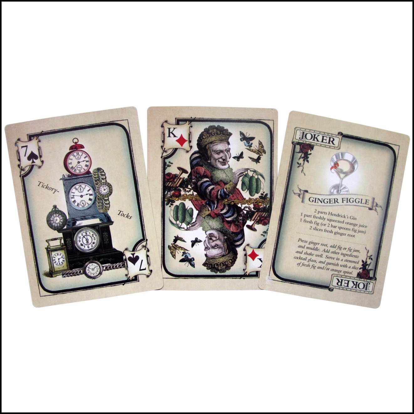 Hendrick's Gin Playing Cards D - огляд і ціна Cocktail Recipe Book