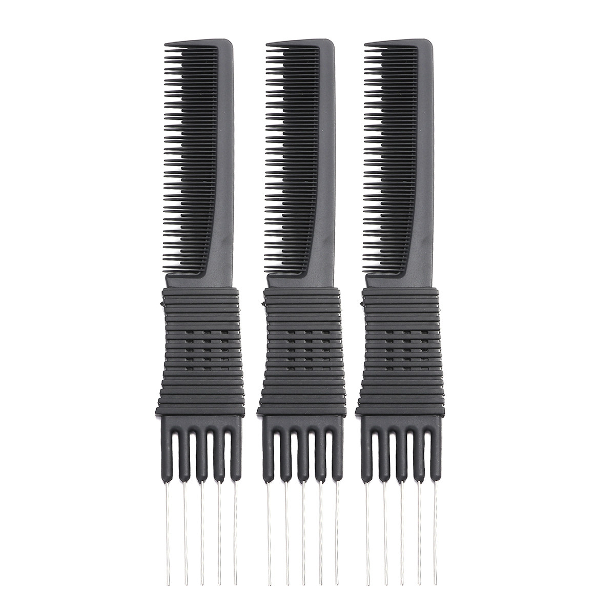 3Pcs Hair Combs Black Plastic  - огляд і ціна Home Barber