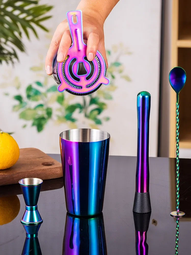 5/7pcs Rainbow Cocktail Shaker - огляд і ціна Boston Shaker Set