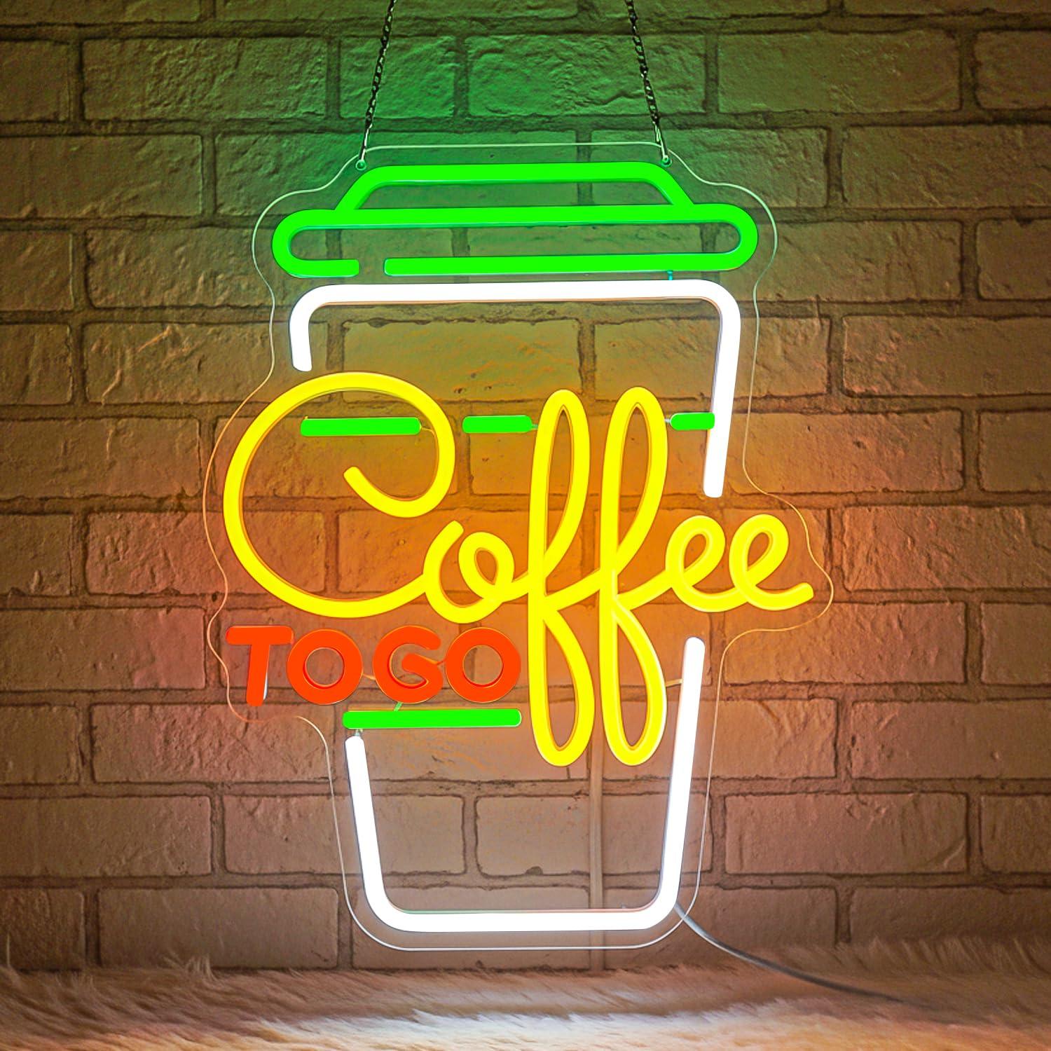 Coffee Neon Sign USB Dimmable  - огляд і ціна Home Bar And Restaurant