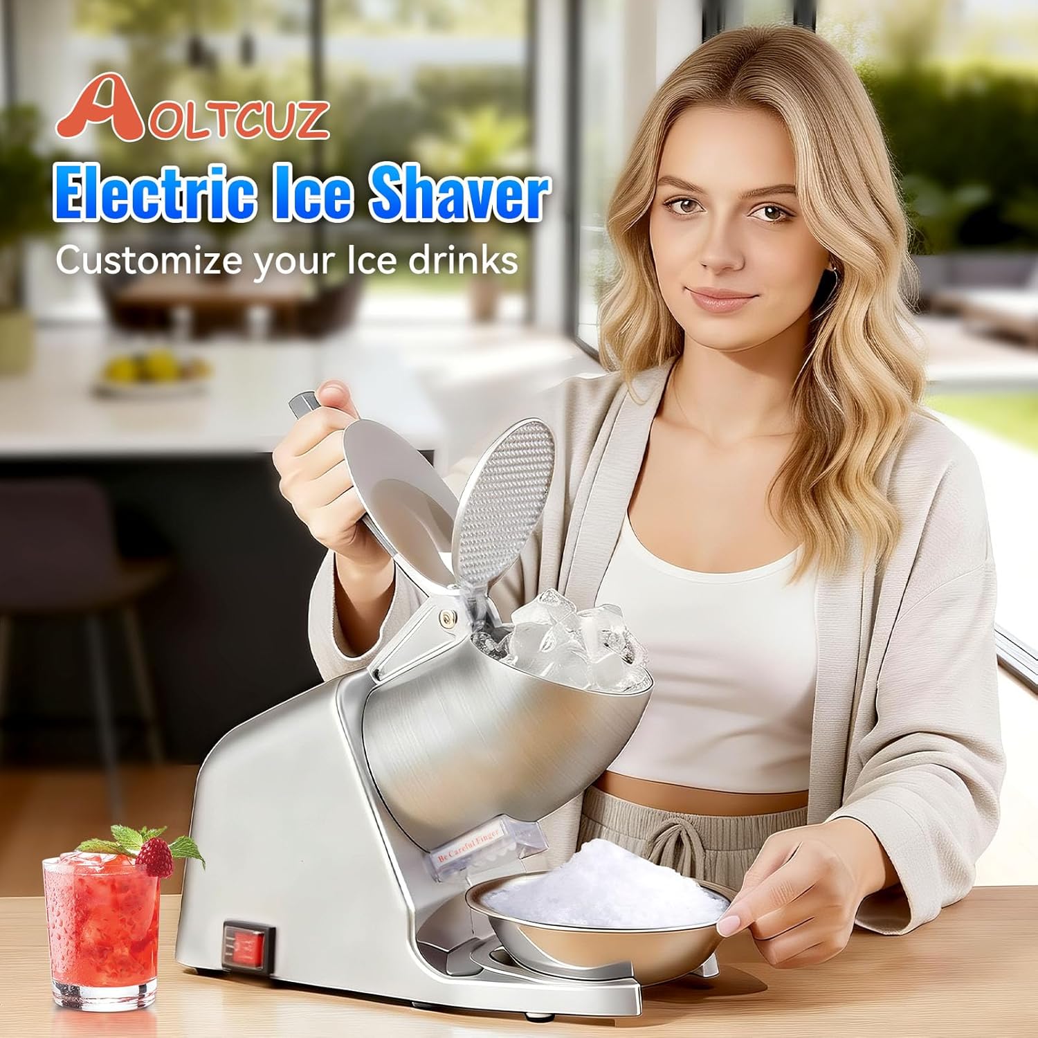 186lbs/h Dual Blade Ice Shaver - огляд і ціна Ice Pick Pick