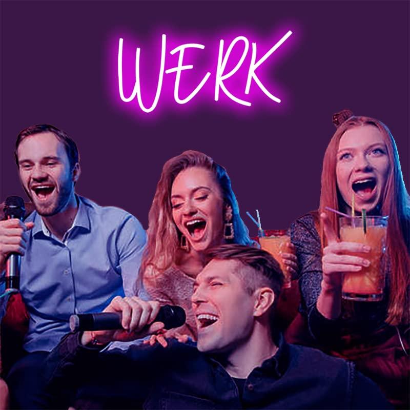 Werk Neon Sign Werk Word LED L - огляд і ціна Home Bar Word