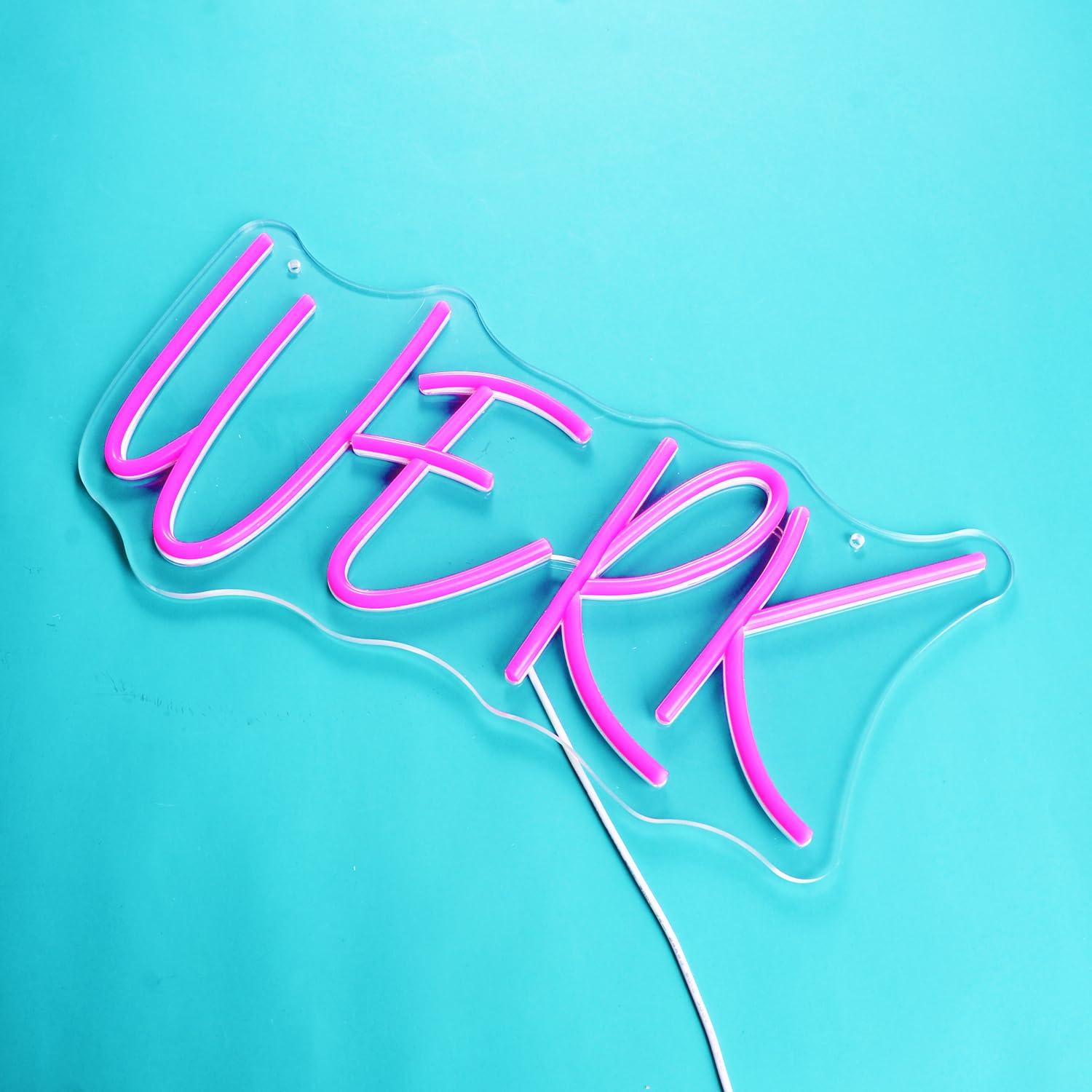Werk Neon Sign Werk Word LED L - огляд і ціна Home Bar Word