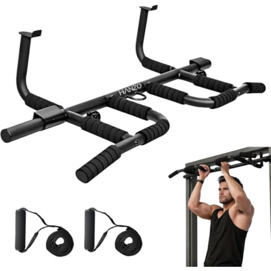 Doorway Pull Up Bar Set with S - огляд і ціна Home Bar Set