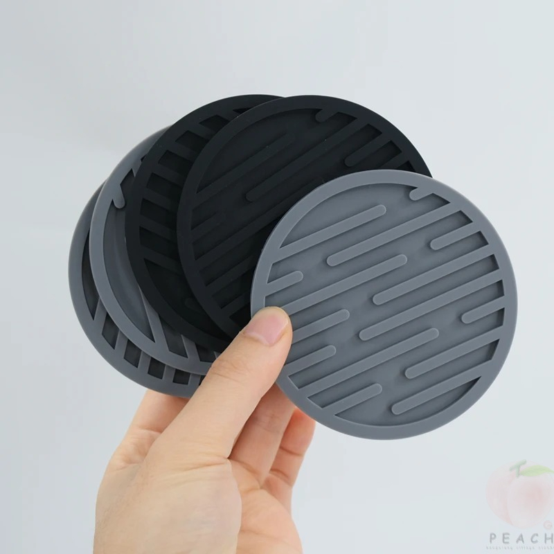 10cm Silicone Coasters Round H - огляд і ціна Bar Mat Rubber
