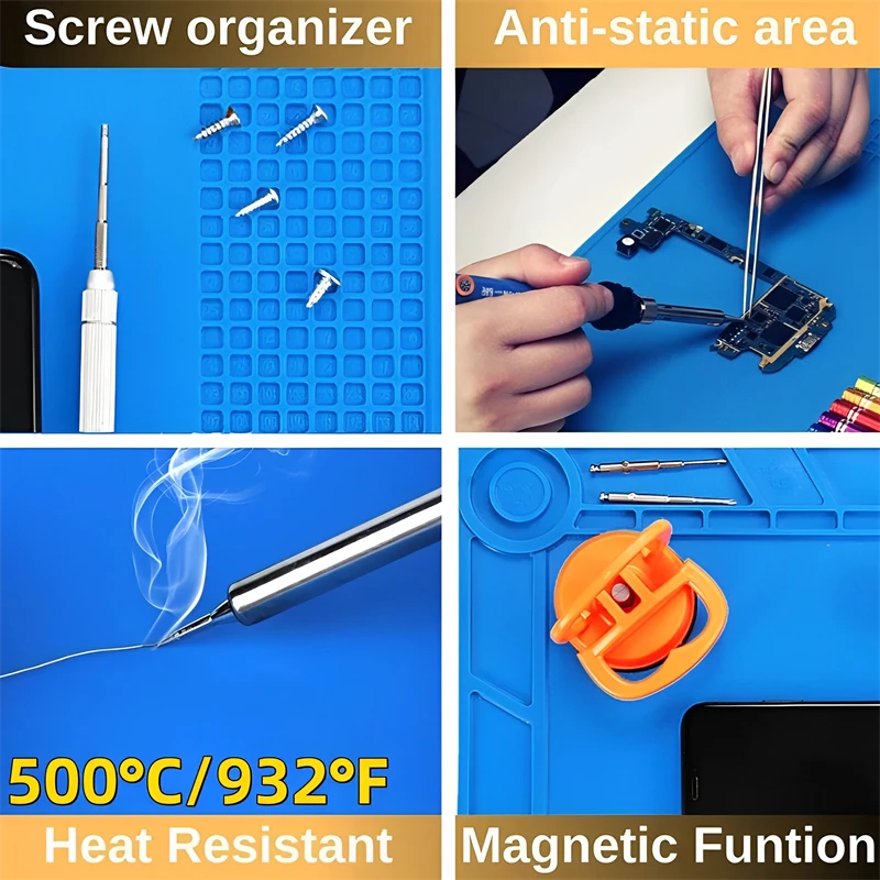 Silicone Soldering Mat ESD Ant - огляд і ціна Bar Mat Rubber