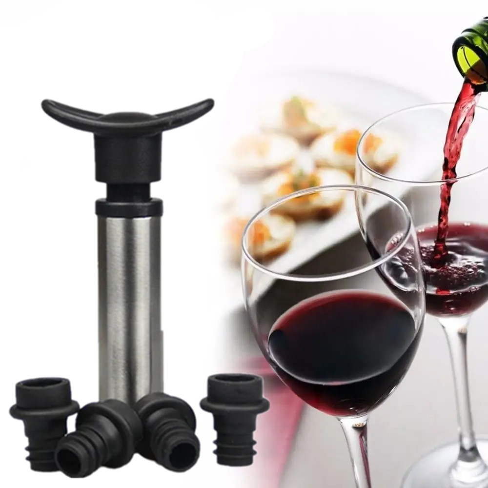 Wine Stopper with Vacuum Wine  - огляд і ціна Wine Preservation Pump