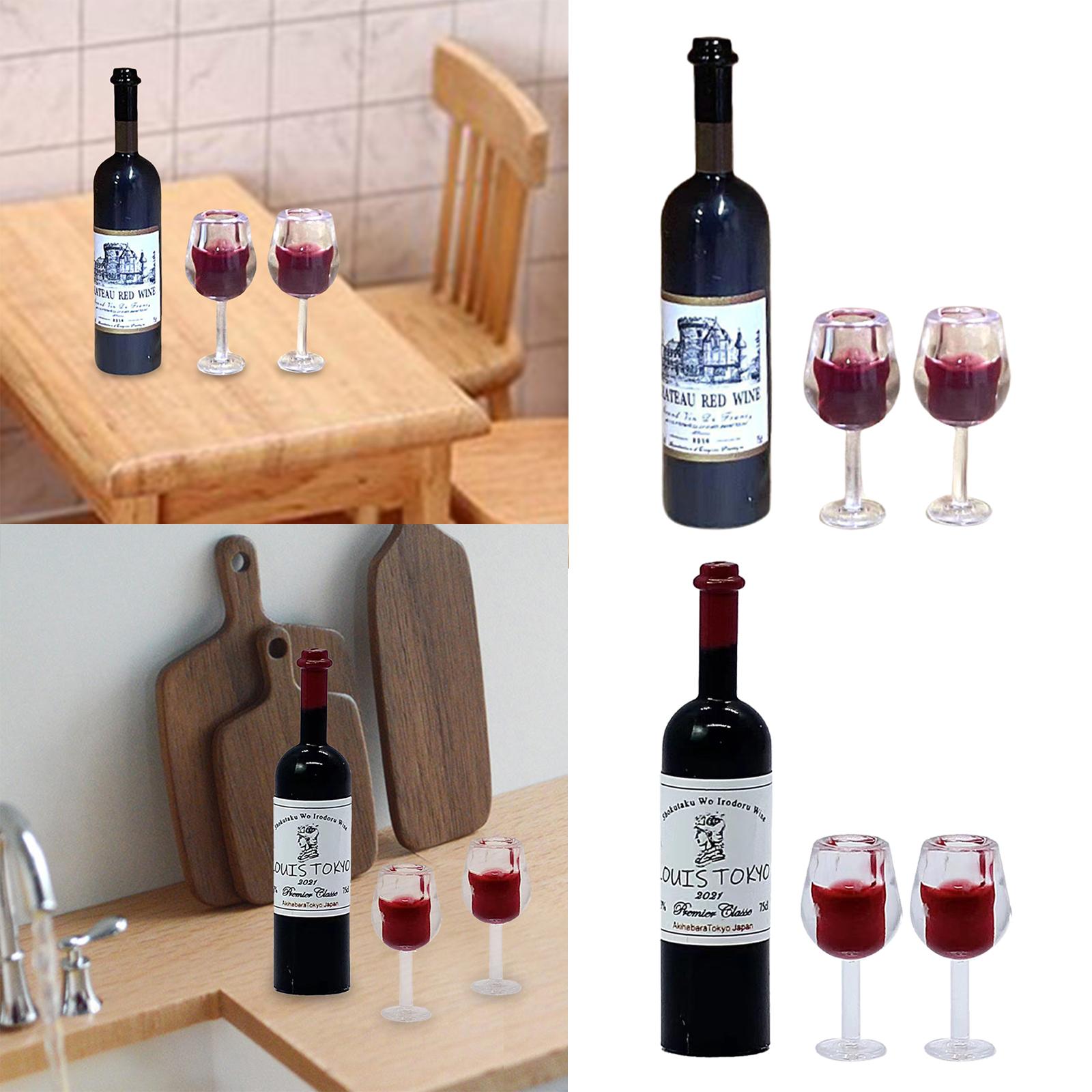 1/12 Scale Dollhouse Wine Bott - огляд і ціна Home Bar Setup