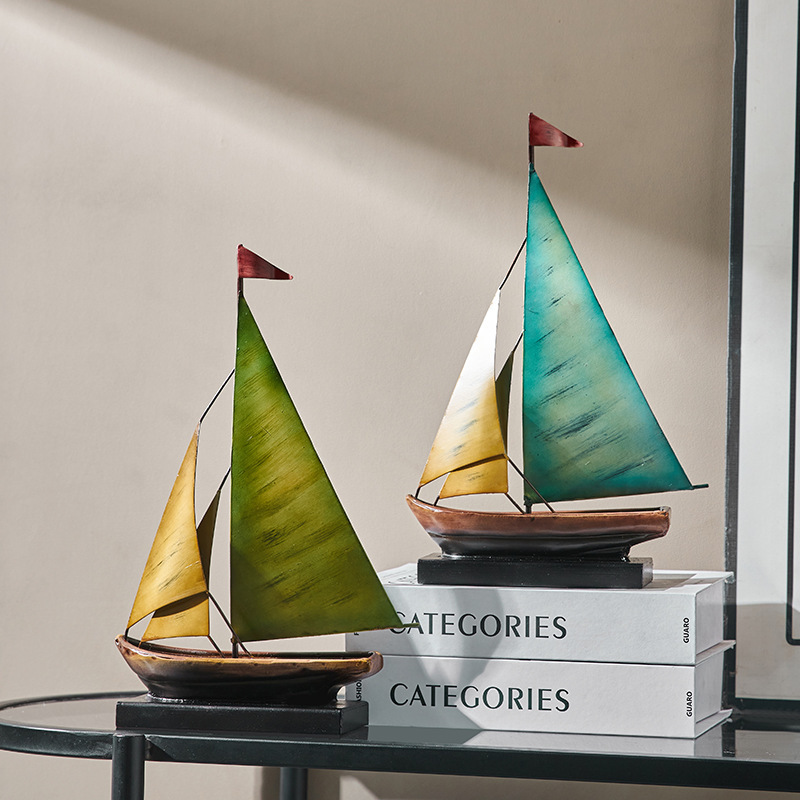 Creative Sailboat Model Orname - огляд і ціна Home Bar Setup