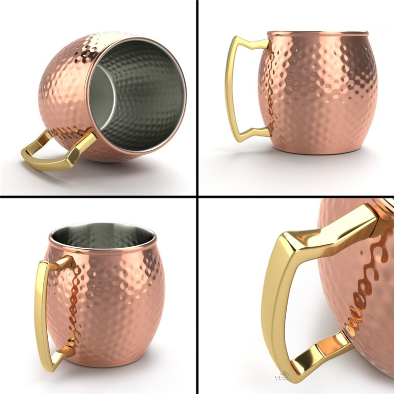 1pcs 550ml Moscow Mule Copper  - огляд і ціна Mule Copper Mug