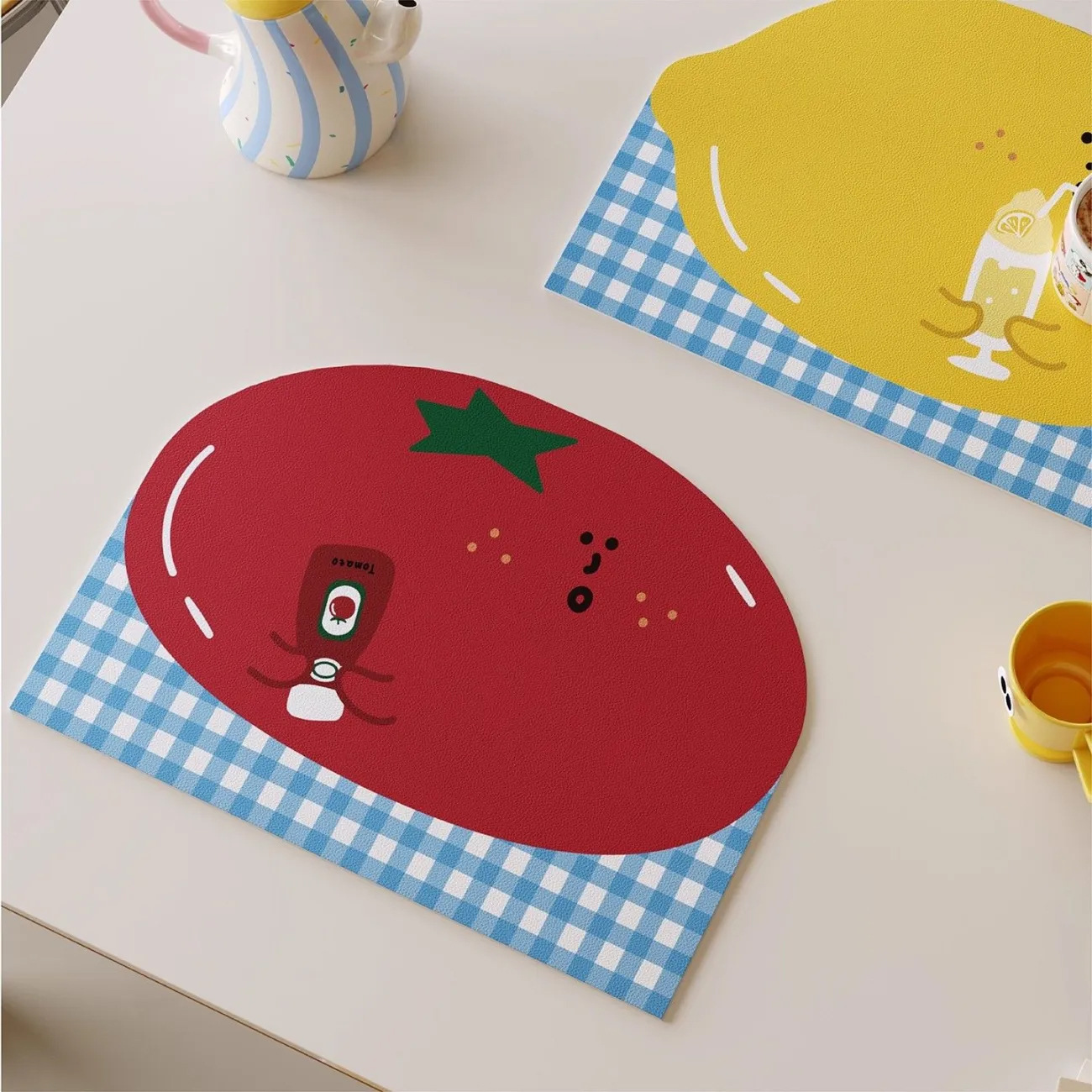 Cartoon Leather Water Proof He - огляд і ціна Bar Mat Rubber