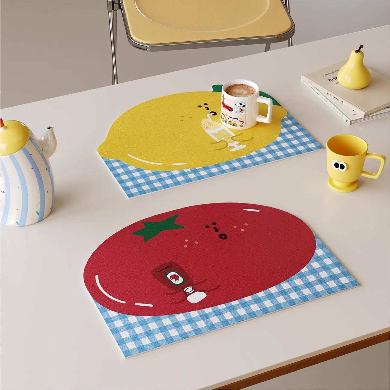 Cartoon Leather Water Proof He - огляд і ціна Bar Mat Rubber